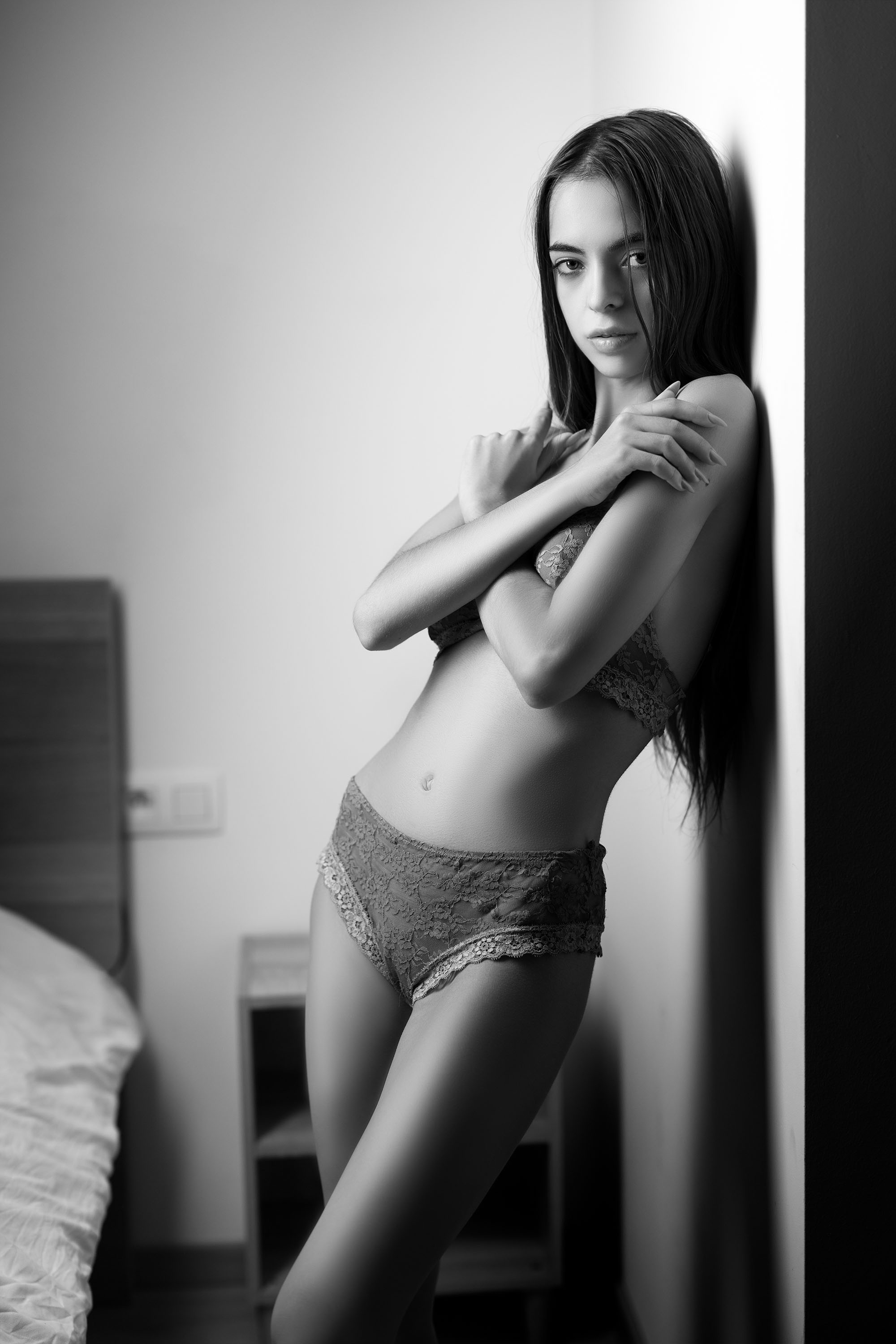 Anastasiia, model from Ukraine at a boudoir photoshoot