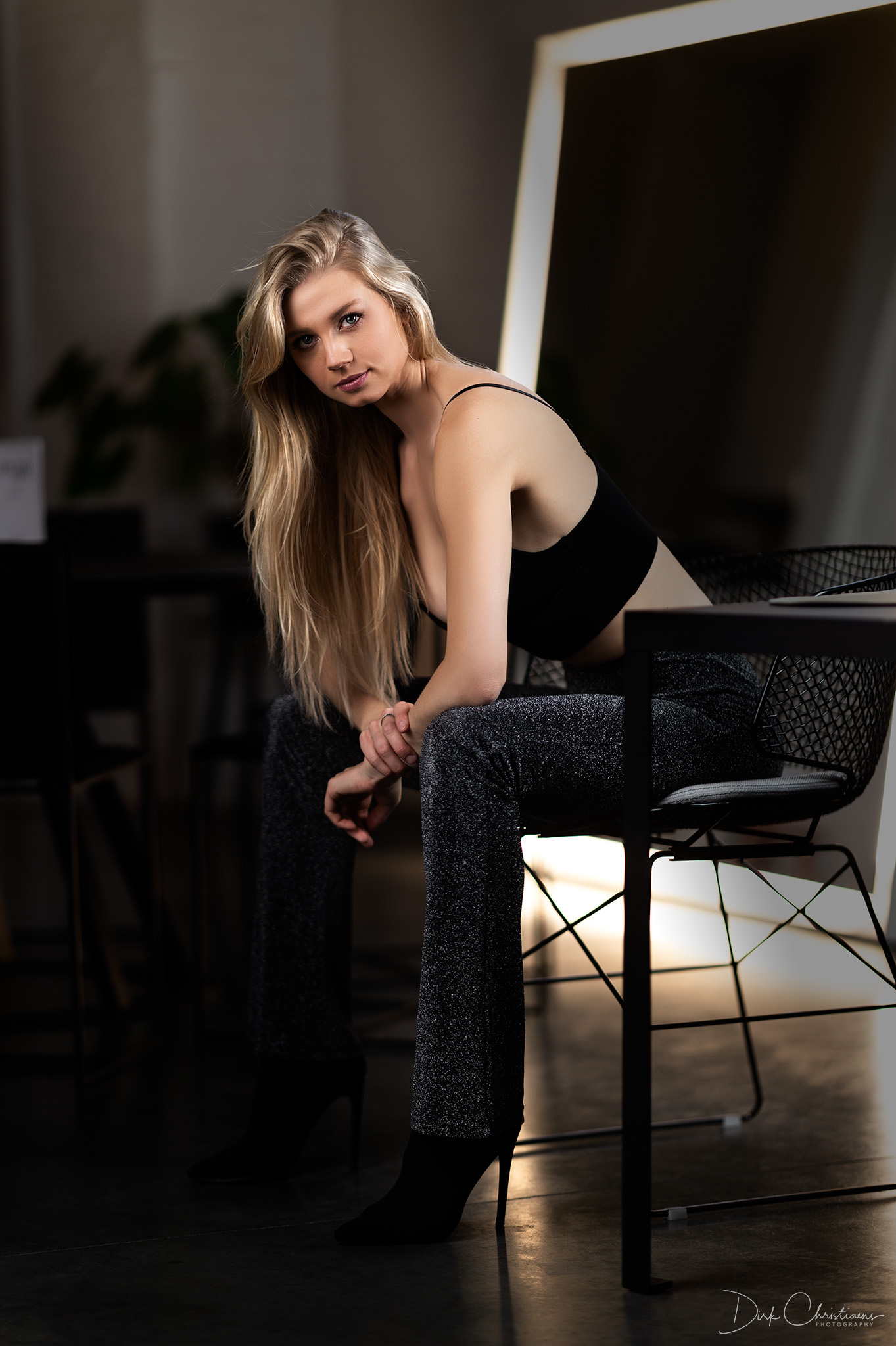Bo Ackaert, model from Belgium at a boudoir photoshoot