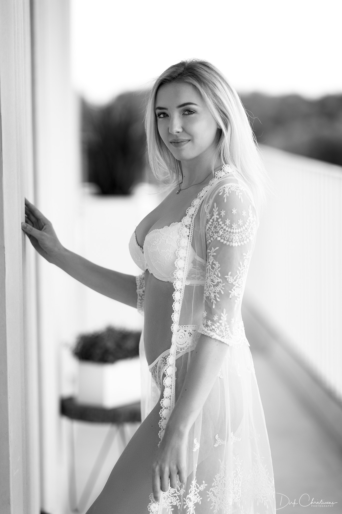 Emilie Van Ooteghem, model from Belgium at a boudoir photoshoot