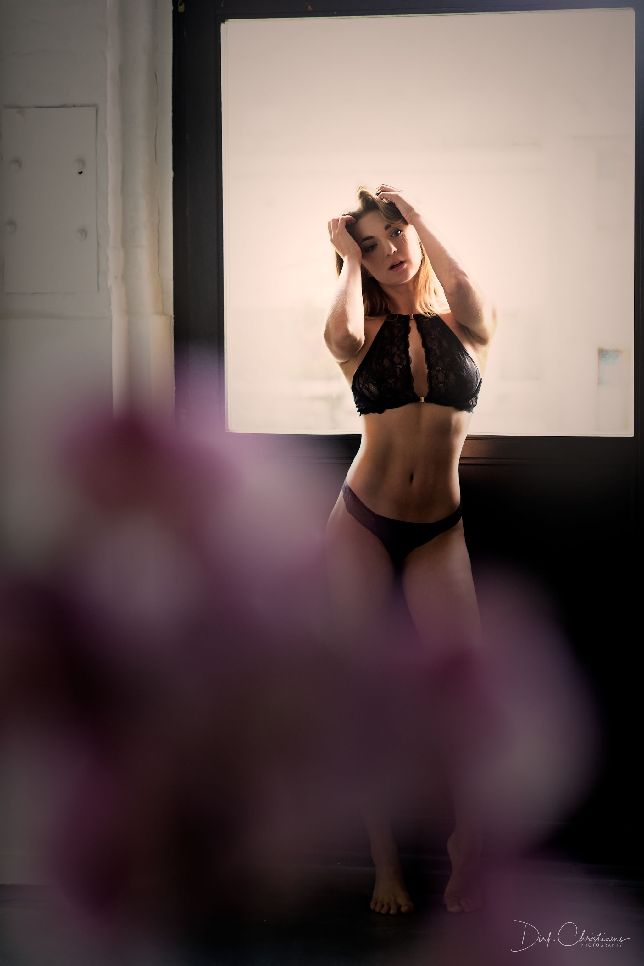 Michelle NMW, model from Australia at a boudoir photoshoot